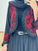 کت و دامن یلدایی مروارید دوزی کد 121005