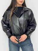 بامبر چرم وارداتی آستردار کد 12990