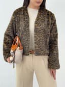 پالتو پوست پلنگی ترک کد 121039