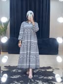 پیراهنی طرحدار برگ کد 1060