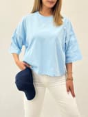 تیشرت باکسی ساده کد 136