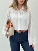 شومیز لارا سوزن دوزی کد 121009