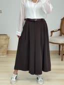 دامن شلواری همراه کمربند کد 121054