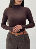 بلوز کبریتی یقه ایستاده کده 121058