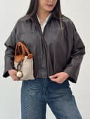 بامبر چرم آستردار کد 12975