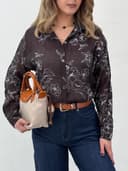 شومیز ترانه طرح گل کد 121010