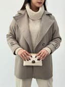  پالتو فوتر دو یقه کد 12782