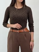 بلوز پلنگی کد 121053