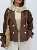 کت آستین عروسکی کد 12514