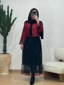 ست کت و دامن یلدایی کد 12931