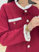 کت و دامن پاپیون کد 121036