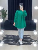 مانتو لنین گلدوزی شده کد 799