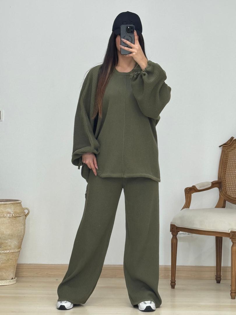 ست بافت آستین عروسکی کد 12980