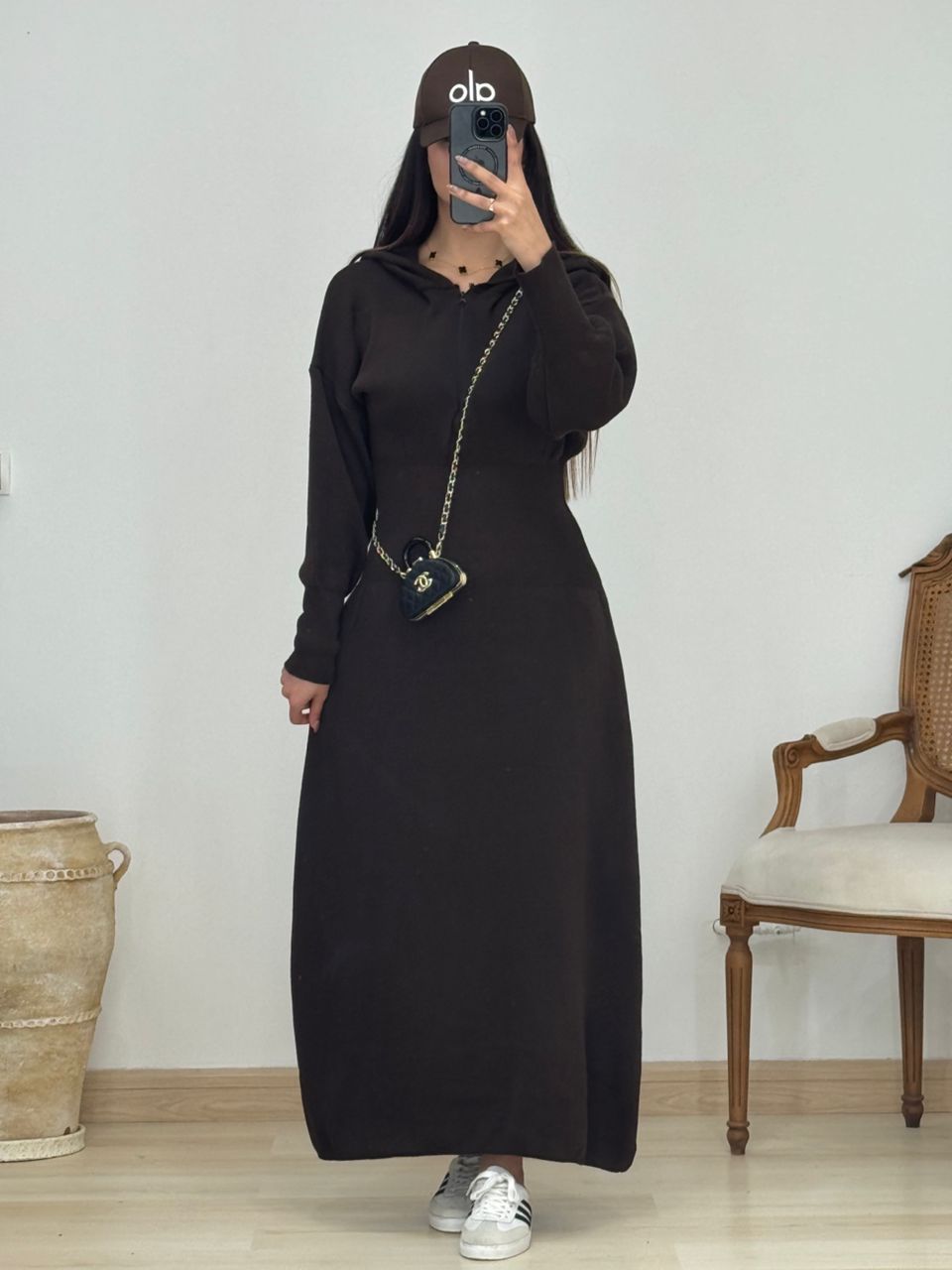 پیراهن بافت ساعت شنی کد 12915