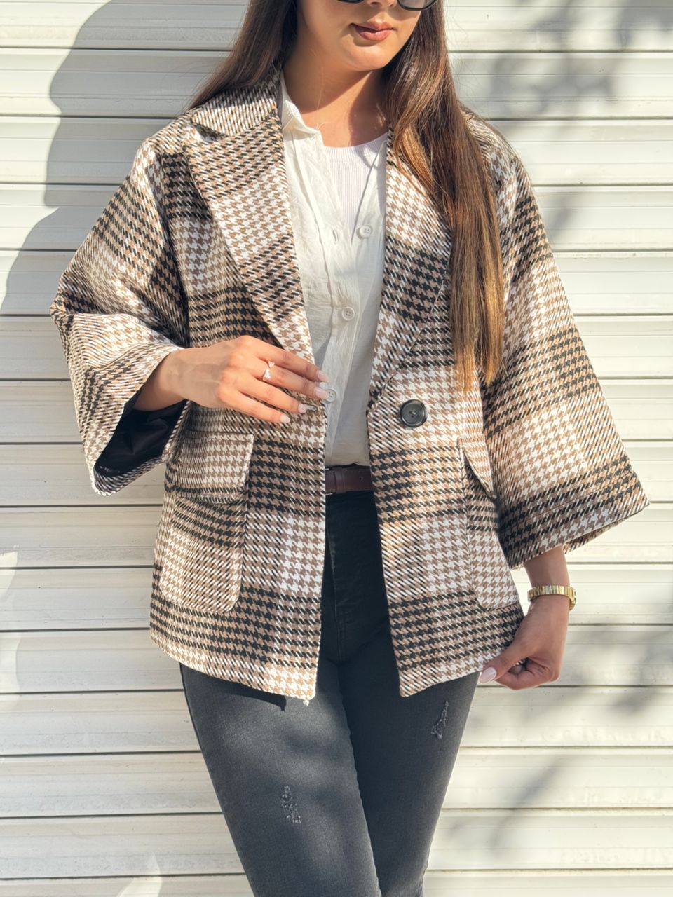 پالتو توییت آستردار کد 12877