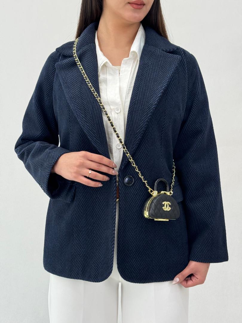 پالتو فوتر جناقی آستردار کد 12927