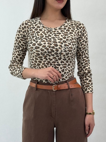 بلوز پلنگی کد 12972