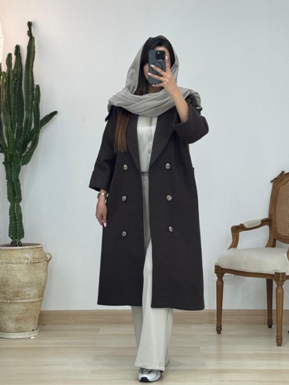 پالتو فوتر آستین پاکتی کد 12943