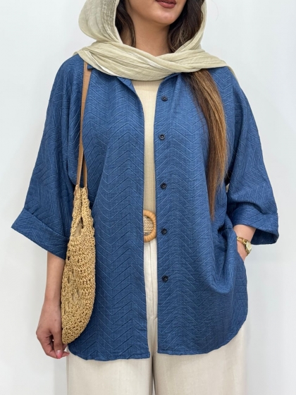 شومیز زیگزاگ کد 12501