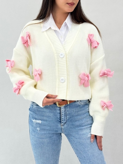 ژاکت بافت پاپیون ترک کد 12902