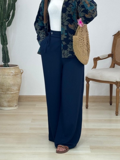 شلوار لینن نخ کد 12629